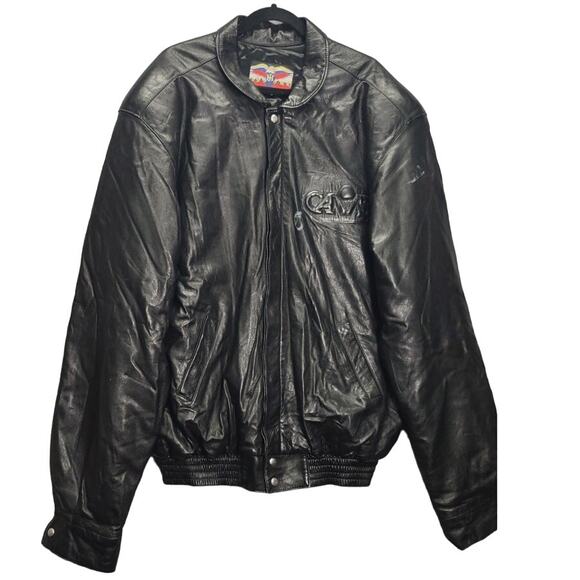 Jeff Hamilton Men Leather Cleveland Cavaliers NBA XXL Jacket Cavs VNT Basketball